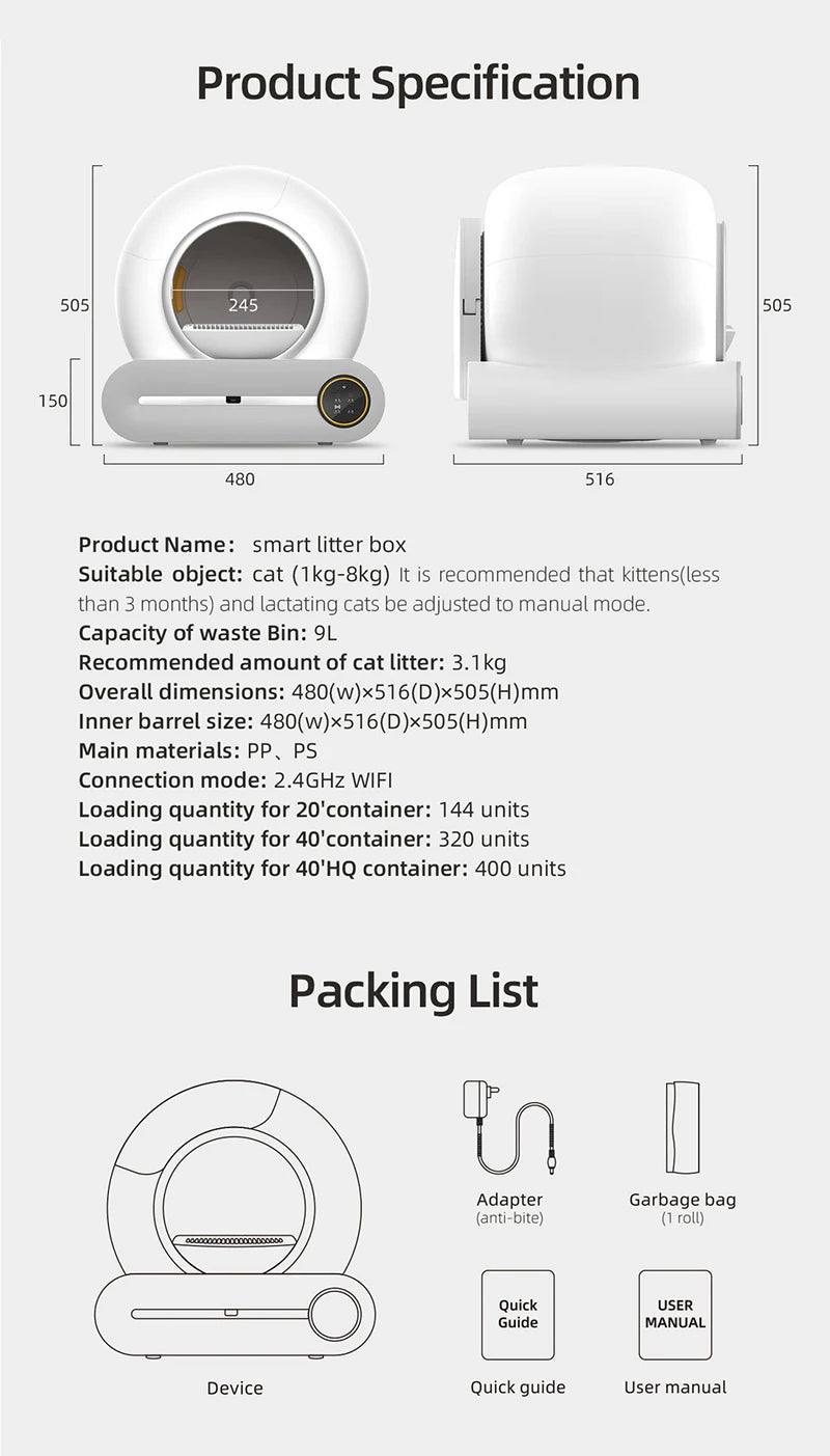 Booteely Smart Litter Box