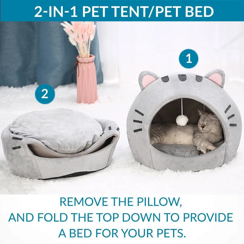Kitten warm cave